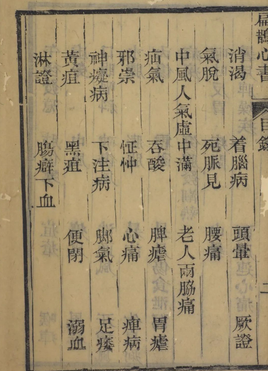 《扁鹊心书》此书以重视经络和针灸疗法为特点，并保留有我国较早的麻醉方剂—睡圣散