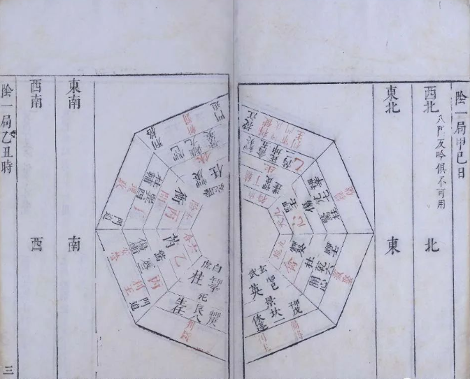 罕见含大量奇门遁甲局谱的古籍《奇门履》