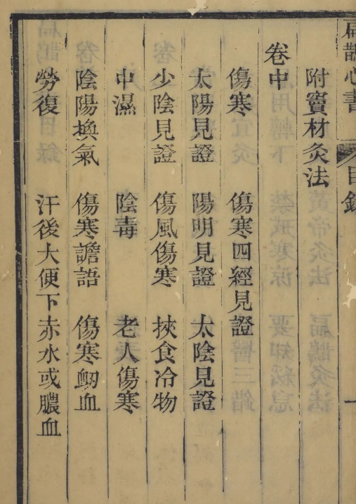 《扁鹊心书》此书以重视经络和针灸疗法为特点，并保留有我国较早的麻醉方剂—睡圣散