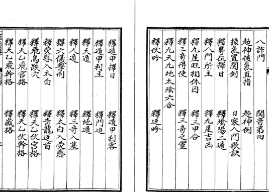 一本传自内宫的奇门手抄本《奇门心法秘纂》
