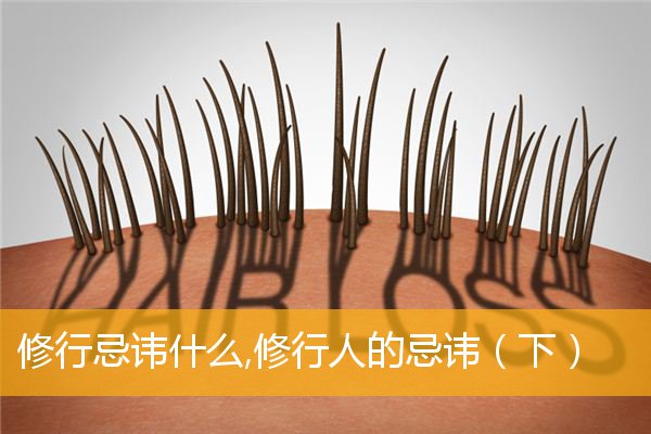 修行忌讳什么,修行人的忌讳（下）