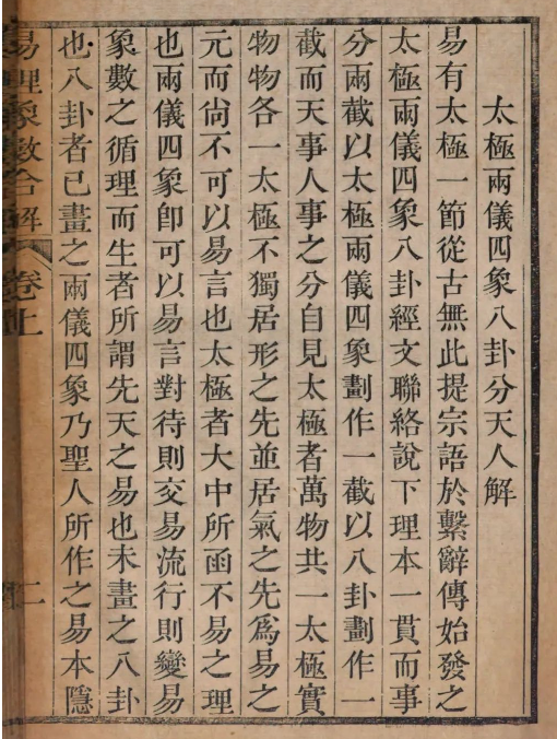 易经古籍《易理象數合解》 二巻 清聂镐敏撰