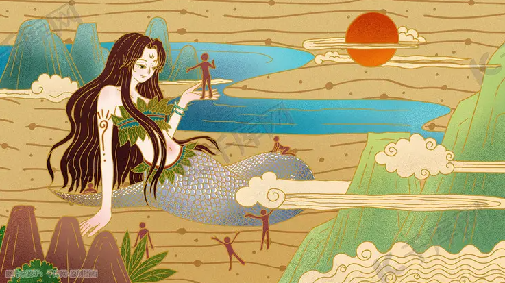 女娲造人的故事（女娲最开始造的两个人叫什么）