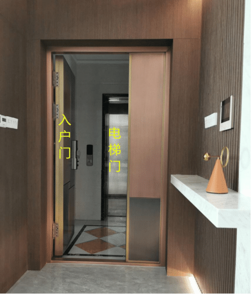 文章标题-1 大门对着电梯怎么化解风水?(电梯对冲大门风水怎么化解)