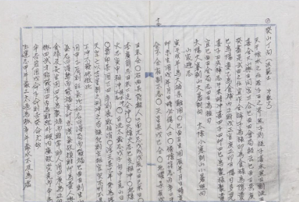 文章标题-1 手抄本风水择吉古籍《选择增解通书》