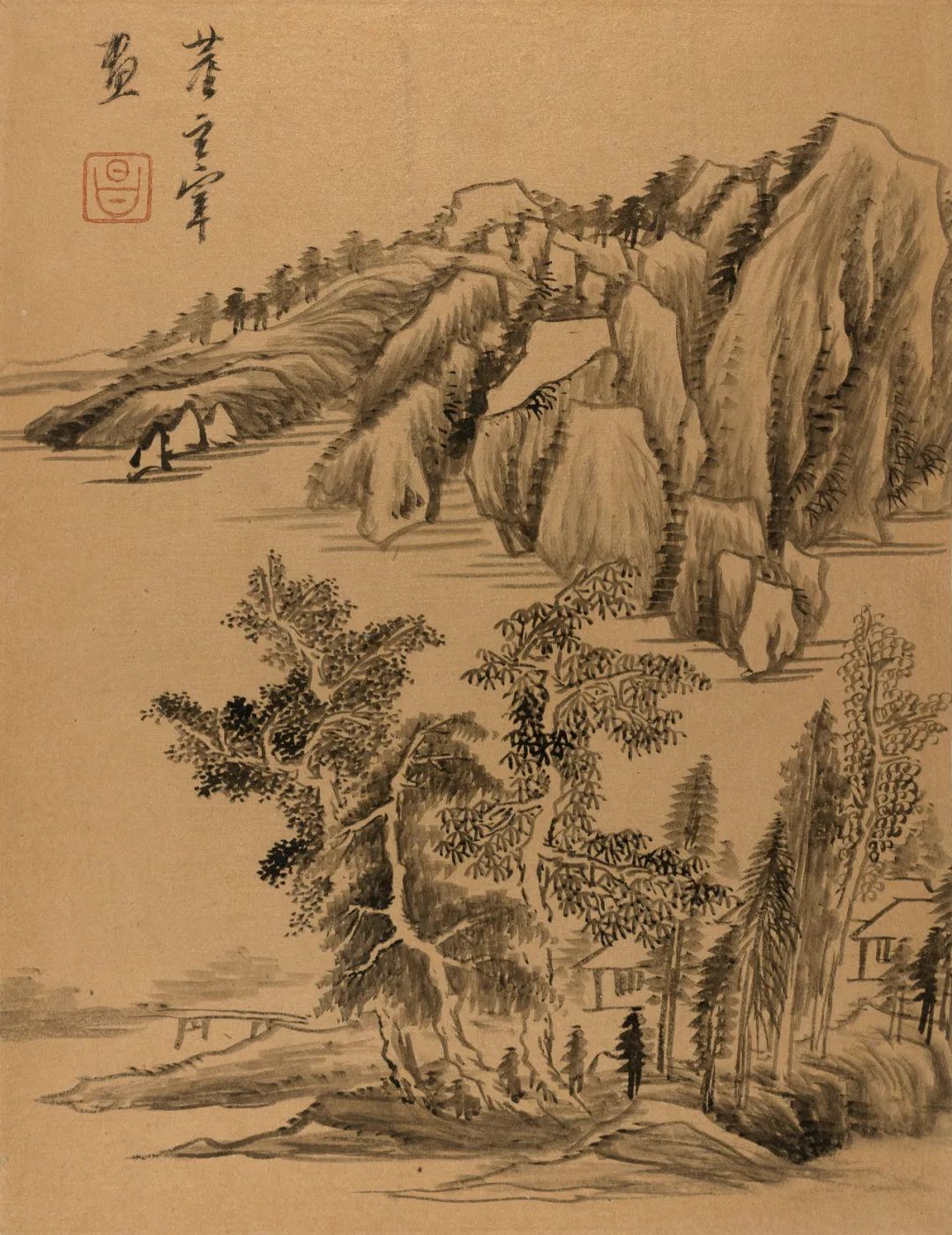 仿古山水册合集赏析