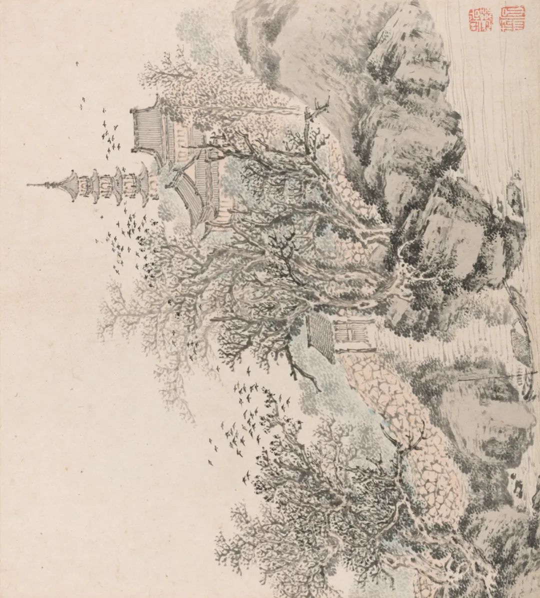 仿古山水册合集赏析