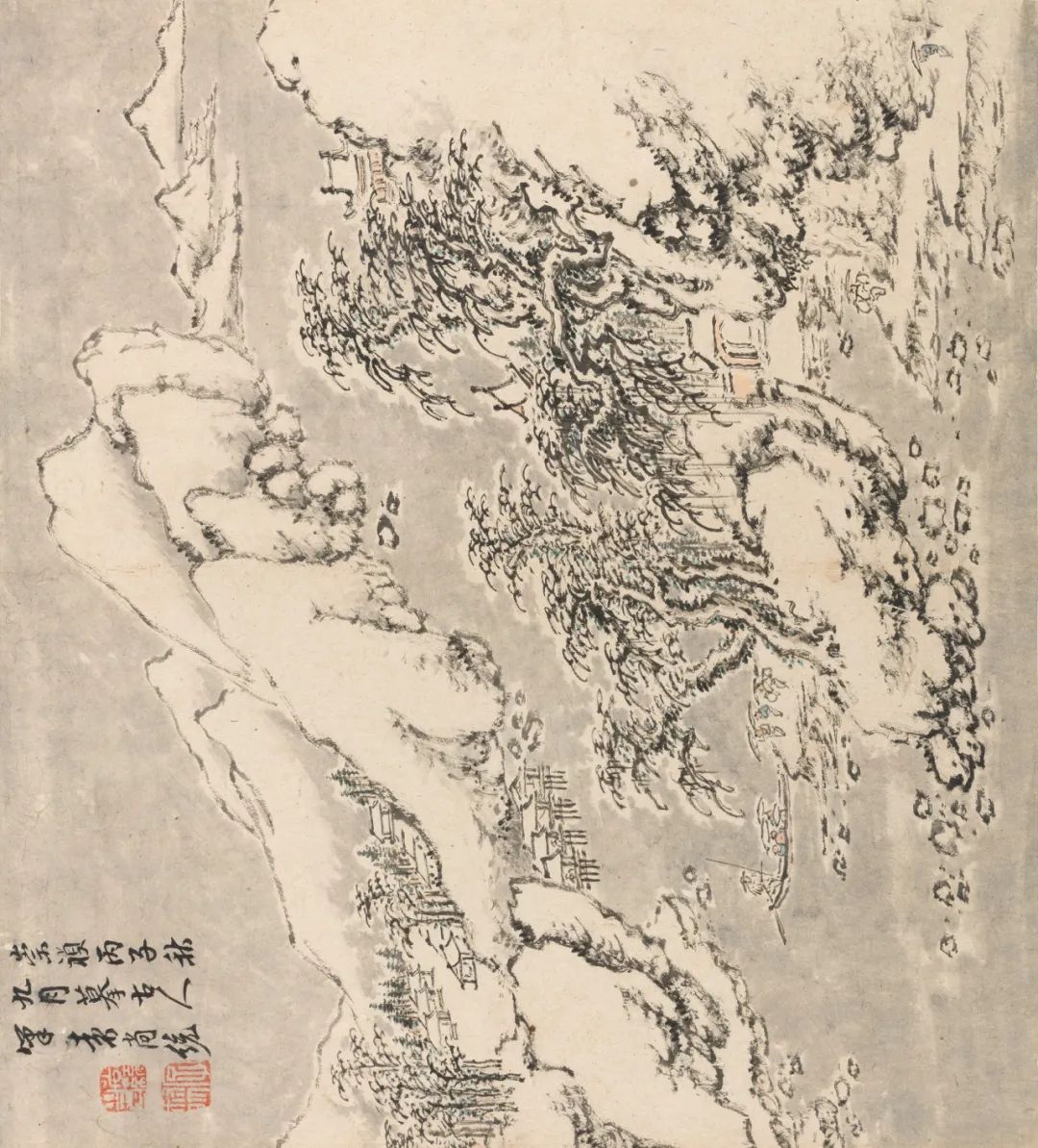 仿古山水册合集赏析