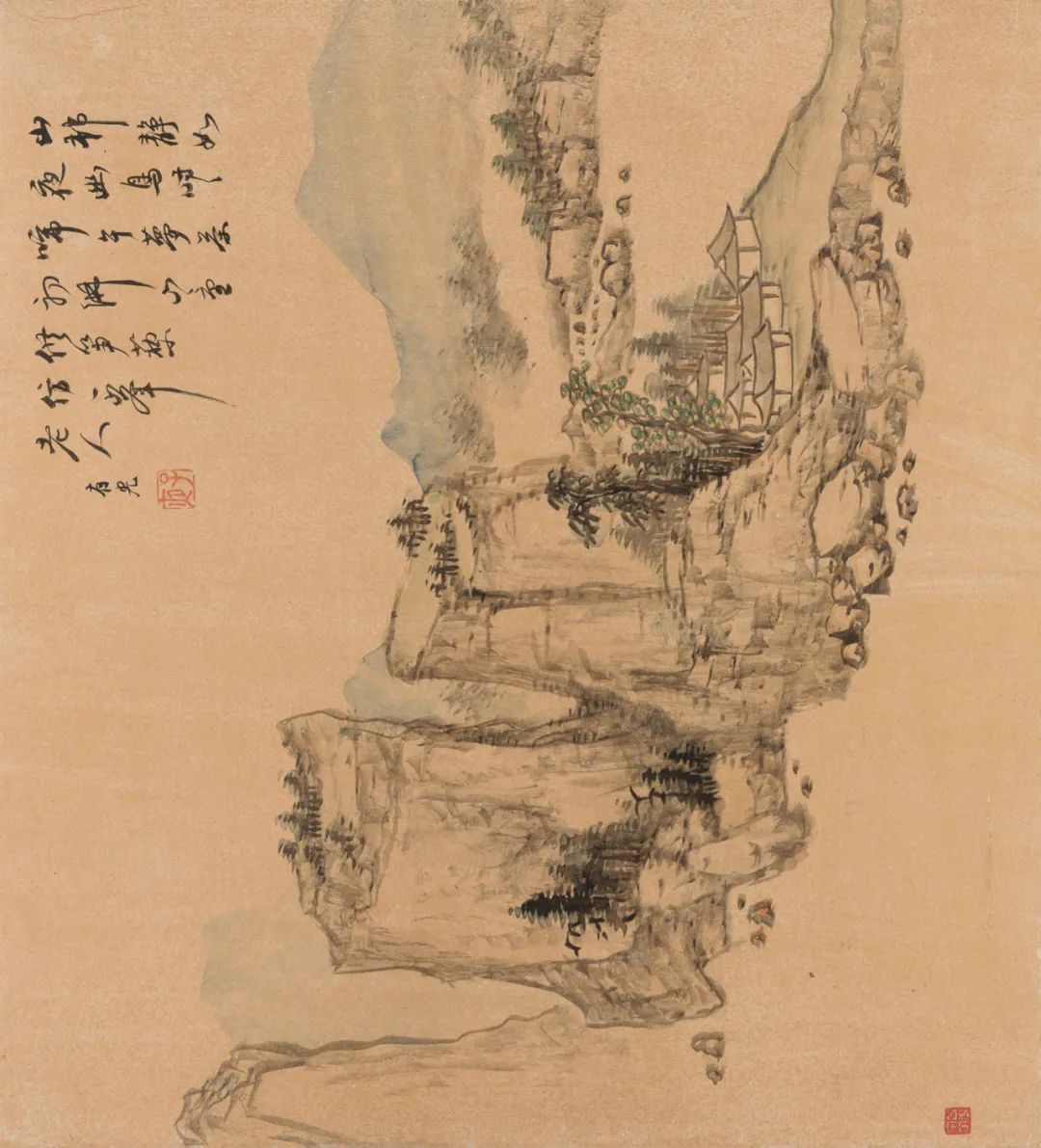 仿古山水册合集赏析