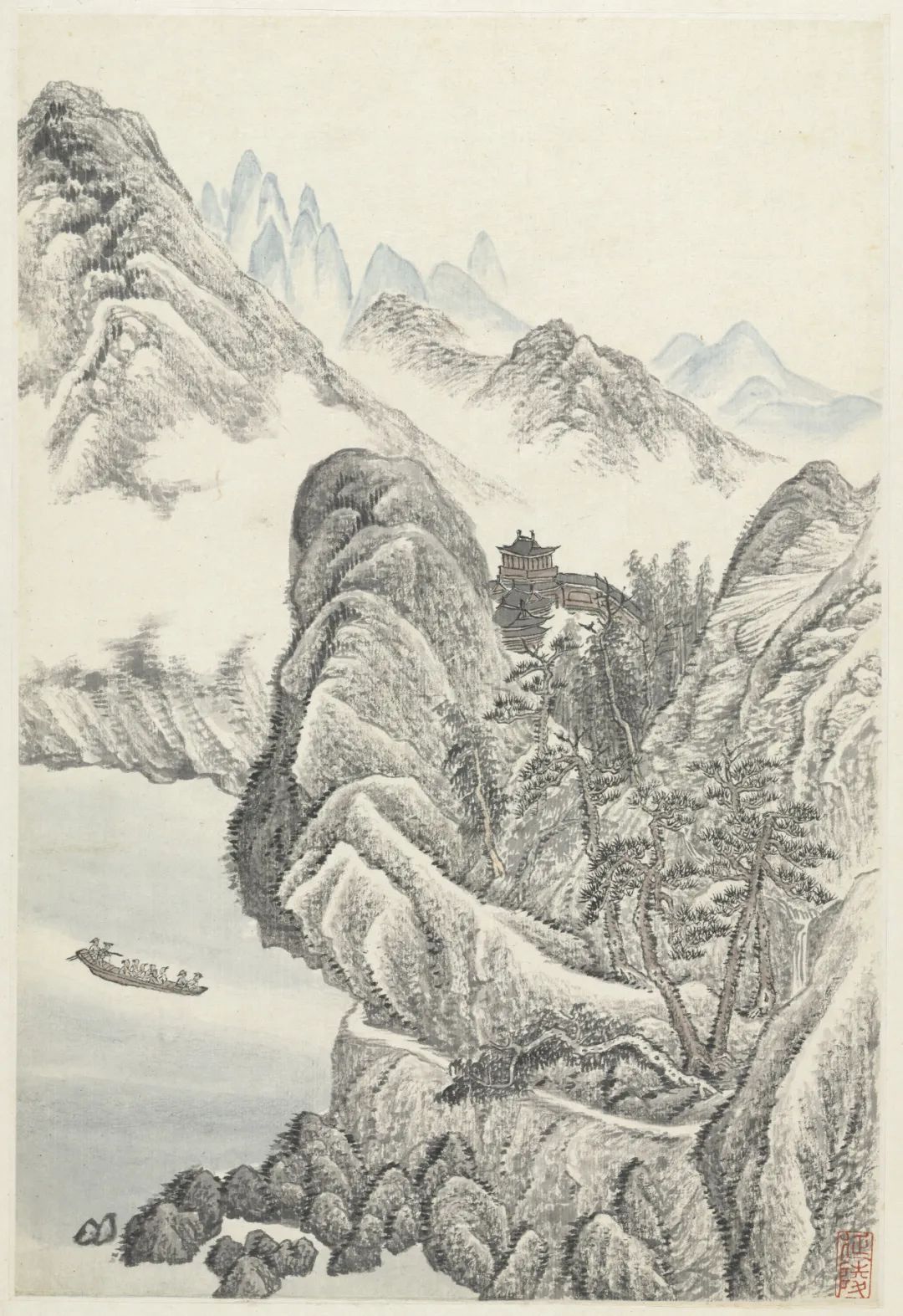 仿古山水册合集赏析