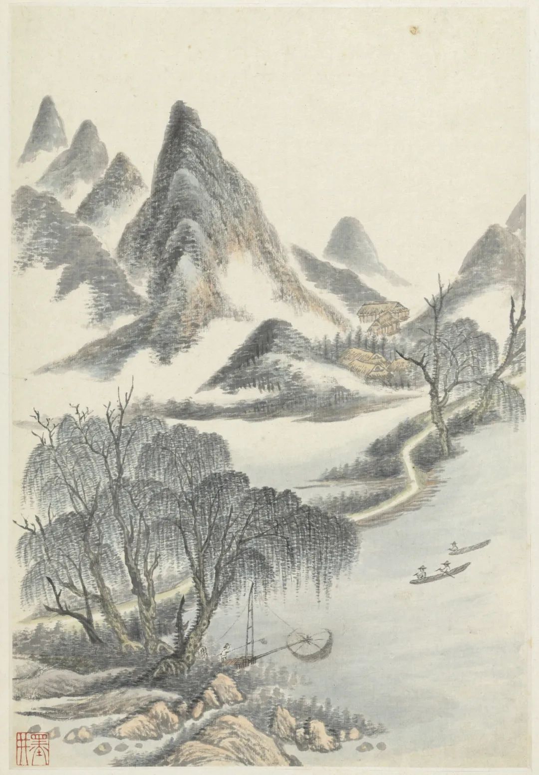 仿古山水册合集赏析