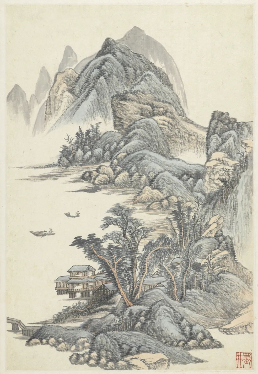 仿古山水册合集赏析