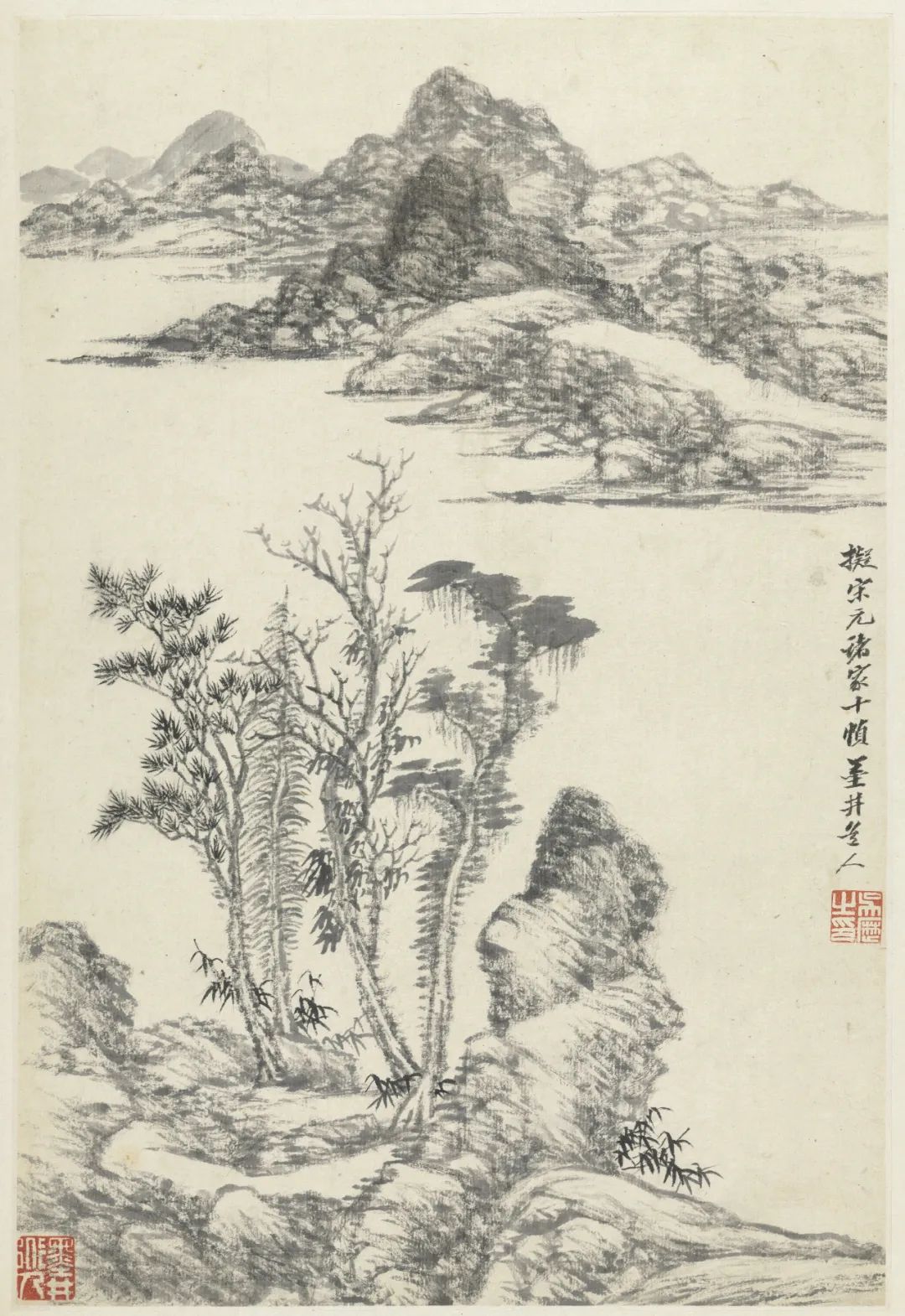 仿古山水册合集赏析