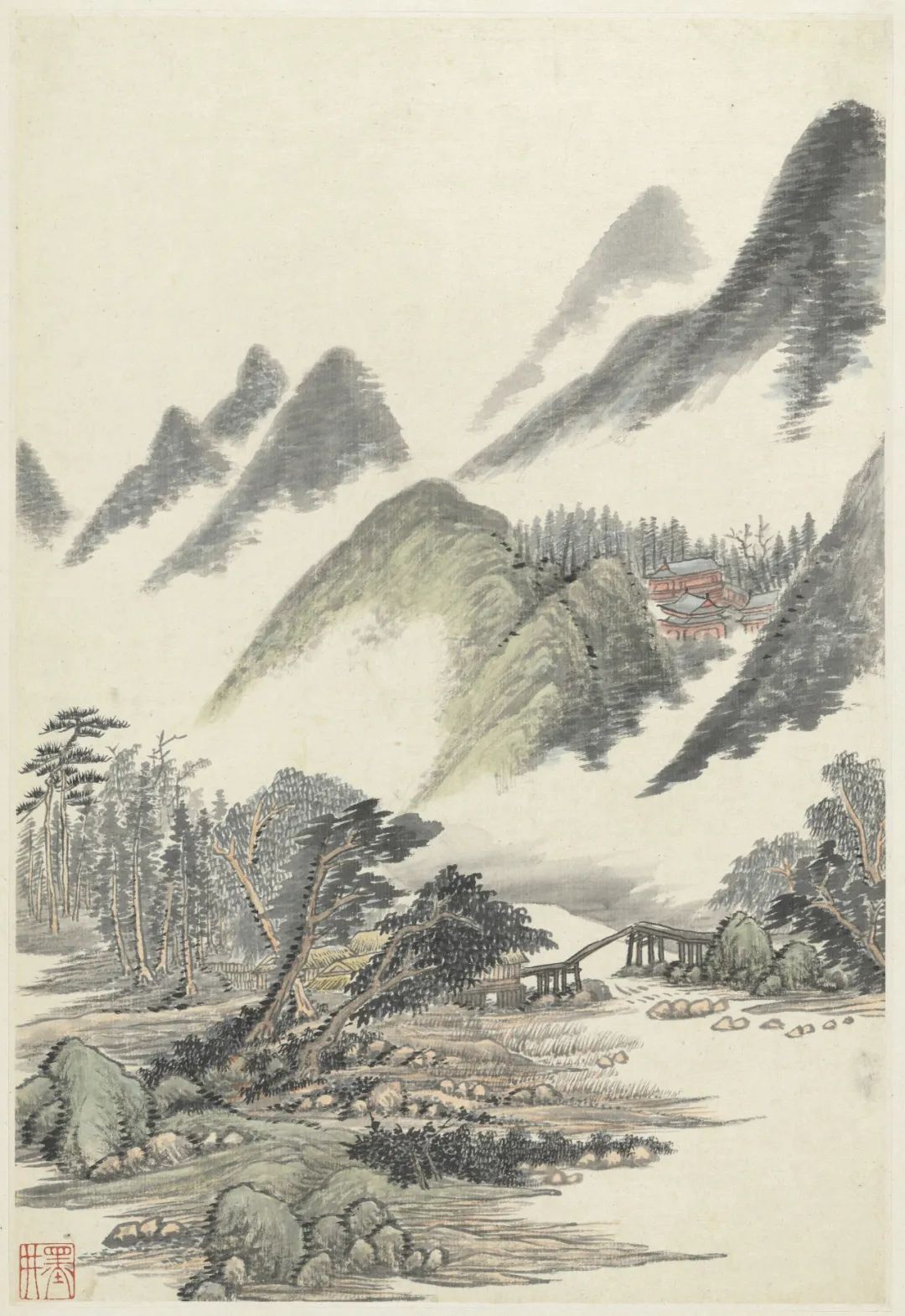 仿古山水册合集赏析