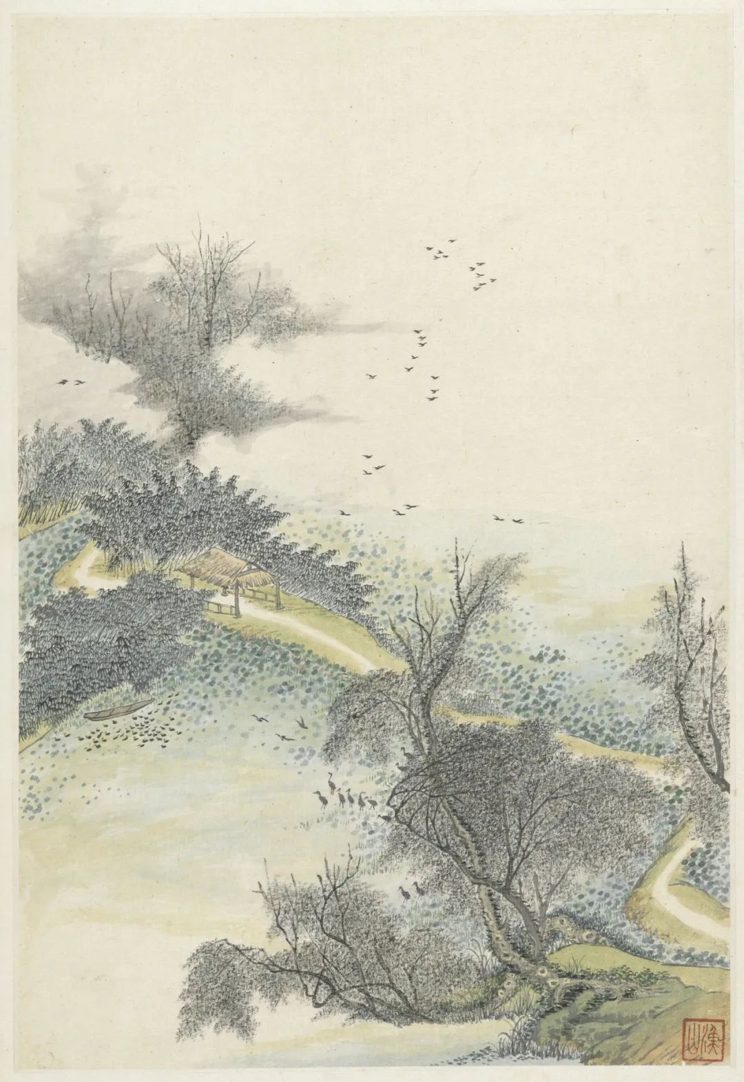 仿古山水册合集赏析