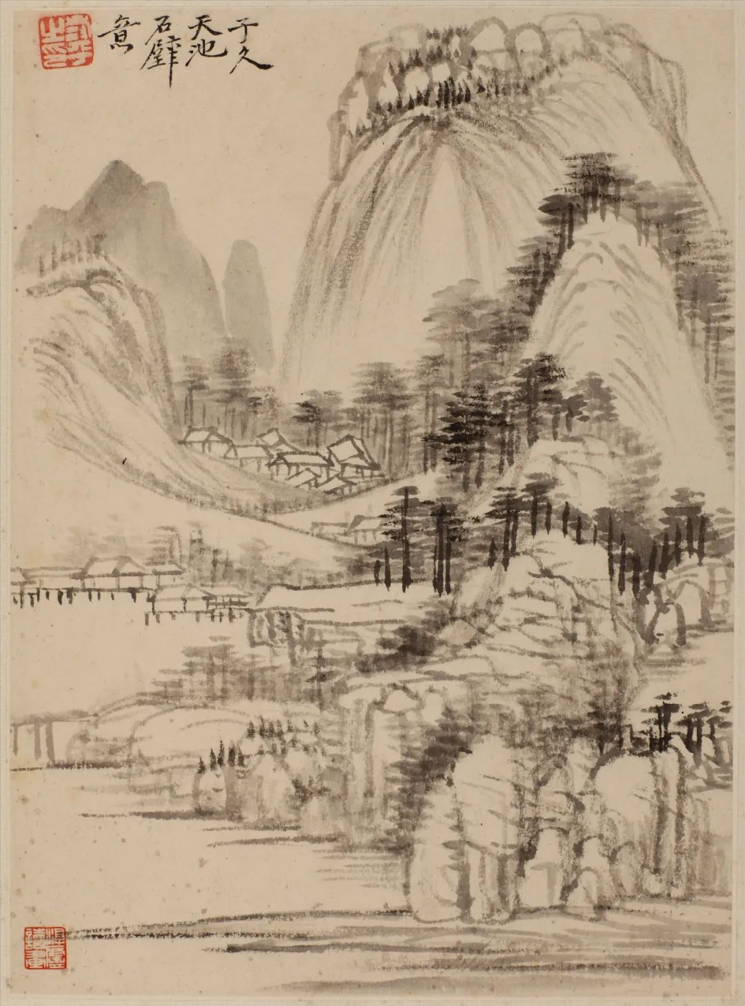 仿古山水册合集赏析