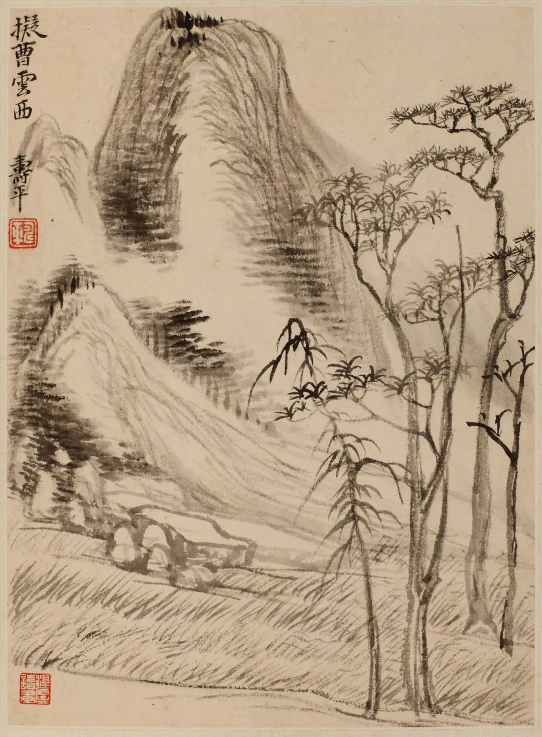 仿古山水册合集赏析