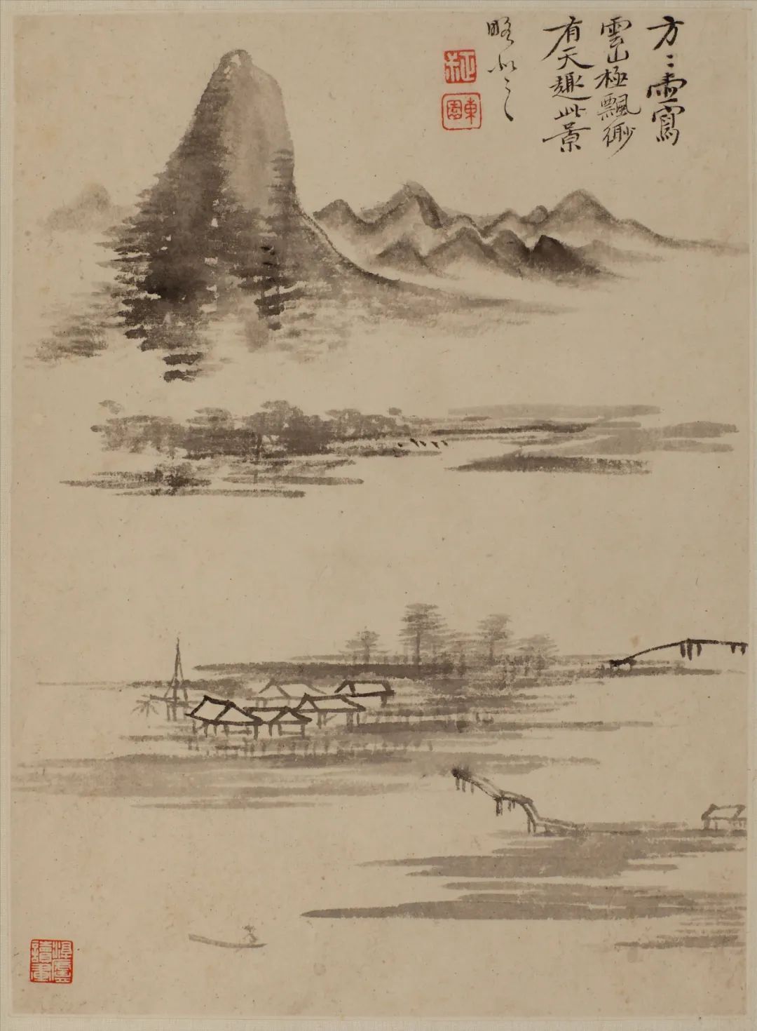 仿古山水册合集赏析