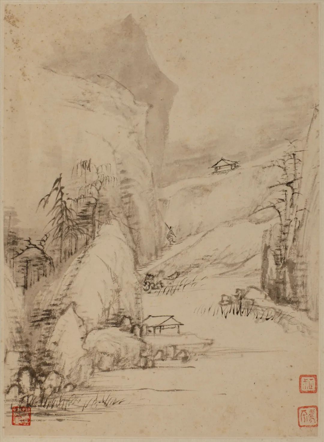 仿古山水册合集赏析