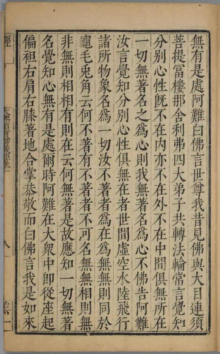 文章标题-15 大佛顶如来密因修证了义诸菩萨万行首楞严经卷第一