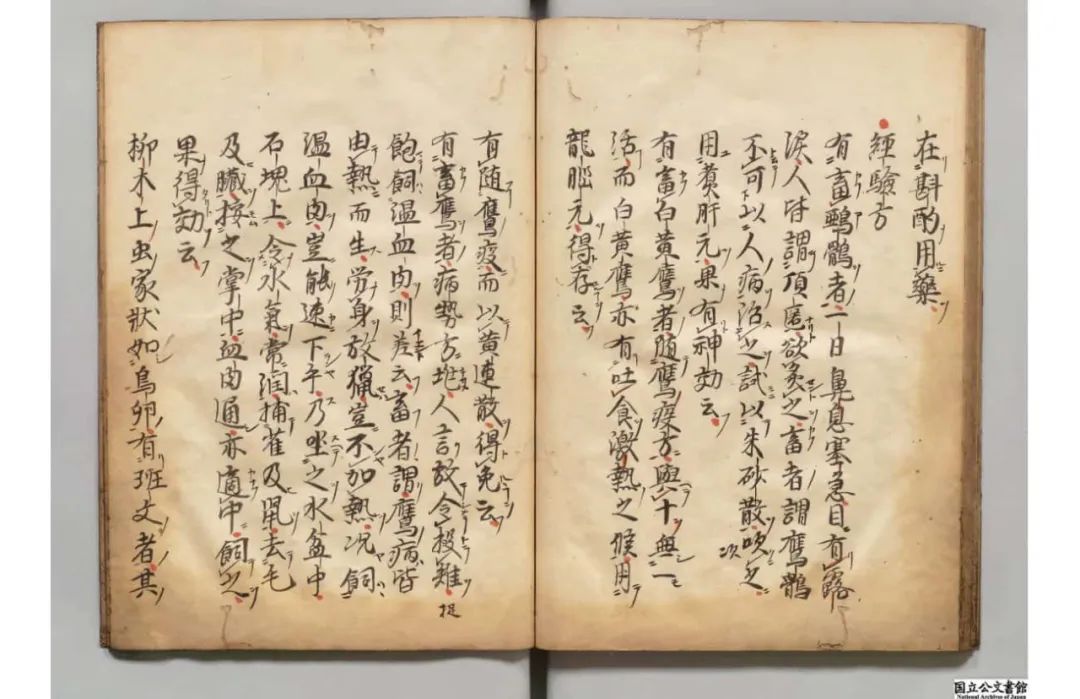 文章标题-2 古代的一本罕见的养鹰奇书《新増鹰鹘方》