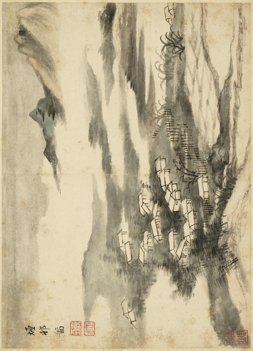 仿古山水册合集赏析