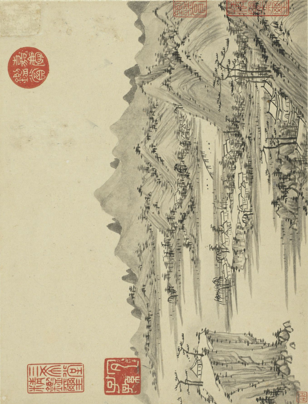 仿古山水册合集赏析