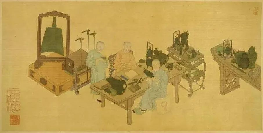 文章标题-1 在晚清的高官中,收藏金石书画是极为普遍的现象