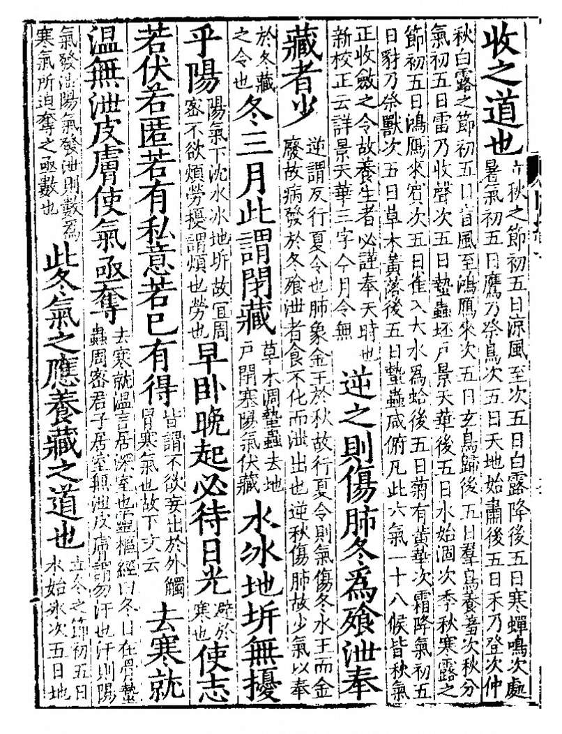 文章标题-4 四气调神大论篇第二