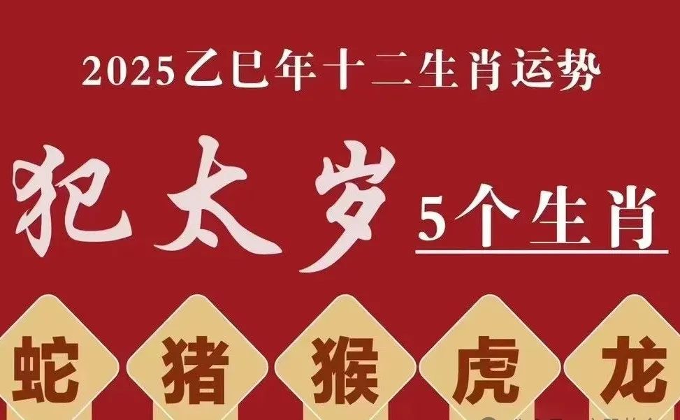 文章标题-4 2025年,有哪些人犯太岁?