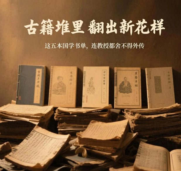 古籍堆里翻出新花样｜这五本国学书单，连教授都舍不得外传