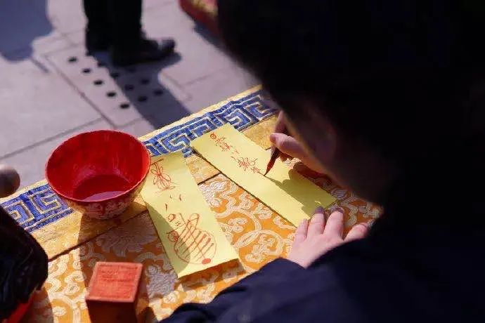 画符时的存想秘术