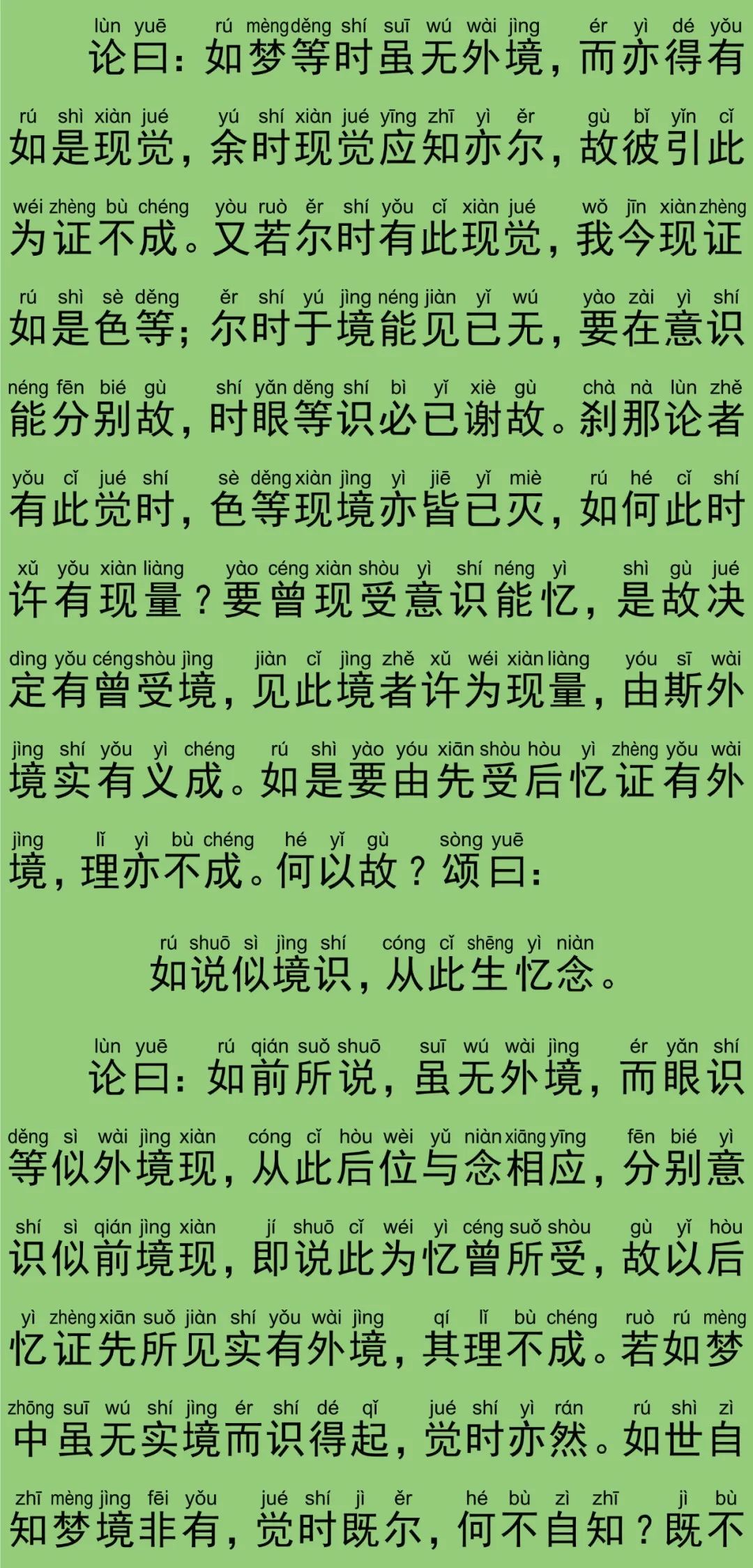文章标题-22 唐三藏译《唯识二十论》全文(拼音版)