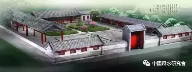 风水学——四合院图解（农村建宅参考）详细全面了解四合院