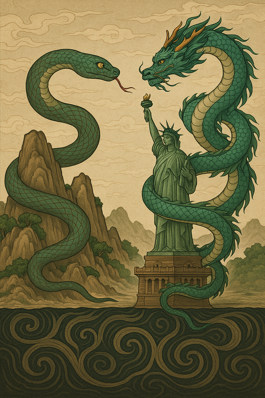 文章标题-3 腾蛇对青龙:美国在妥协,中国在谋局!