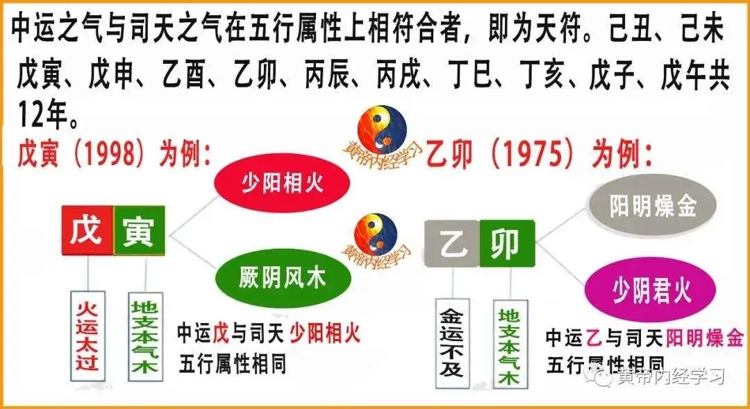 中医五运六气里的特殊年份：“天符”“岁会”之年