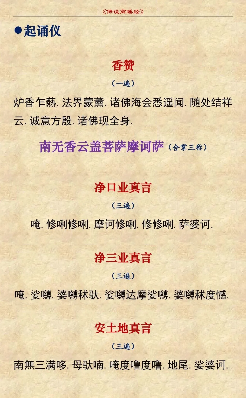 修行时却在打瞌睡？多听听这部经，附《佛说离睡经》全文
