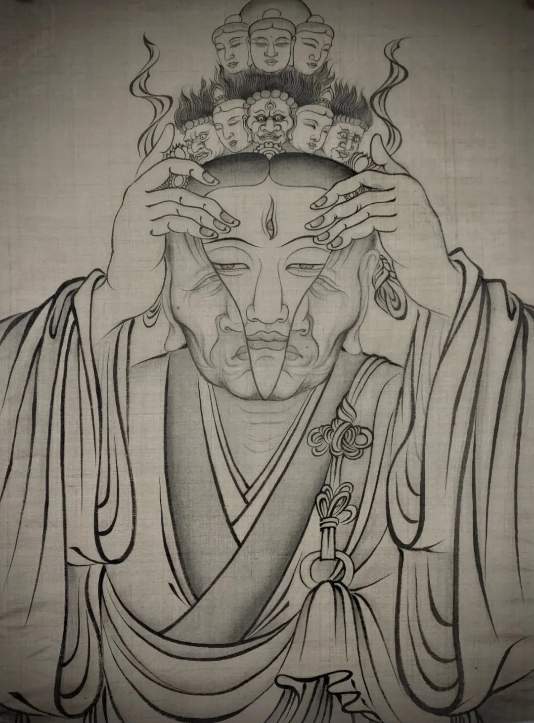 薄春雨：“画圣”吴道子白描水墨观音及其传派源流考