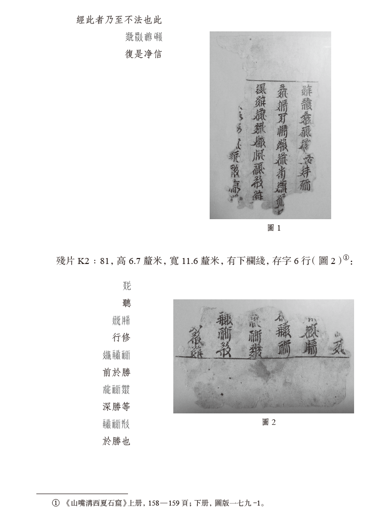 賀蘭山出土西夏文《仁王般若經》注疏寫本殘片