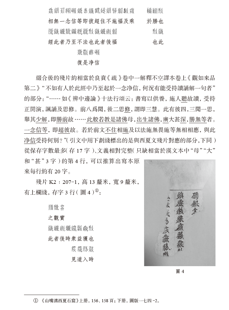 賀蘭山出土西夏文《仁王般若經》注疏寫本殘片