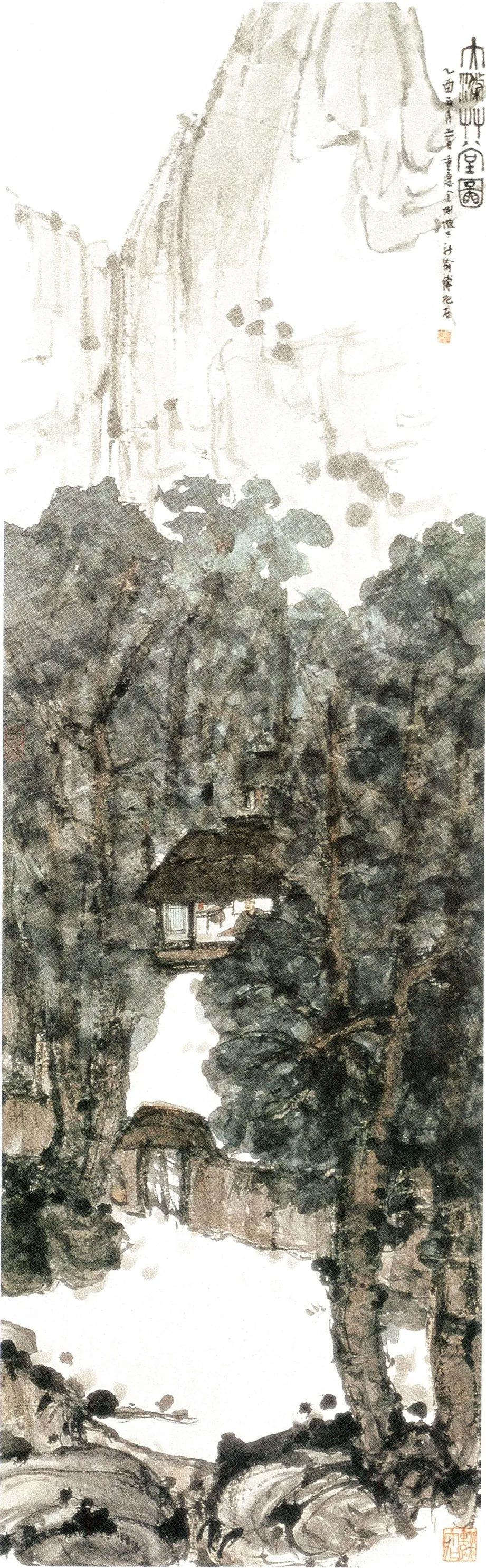 傅抱石的山水画、市场与造假