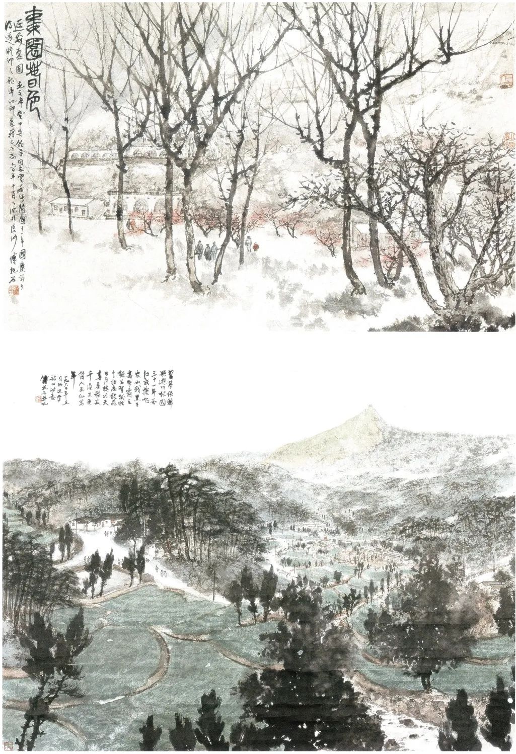 傅抱石的山水画、市场与造假