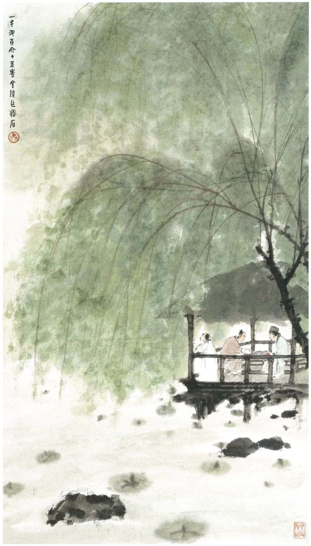 傅抱石的山水画、市场与造假