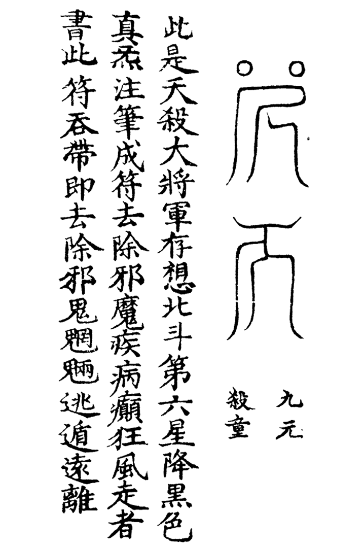 天蓬三十六将符