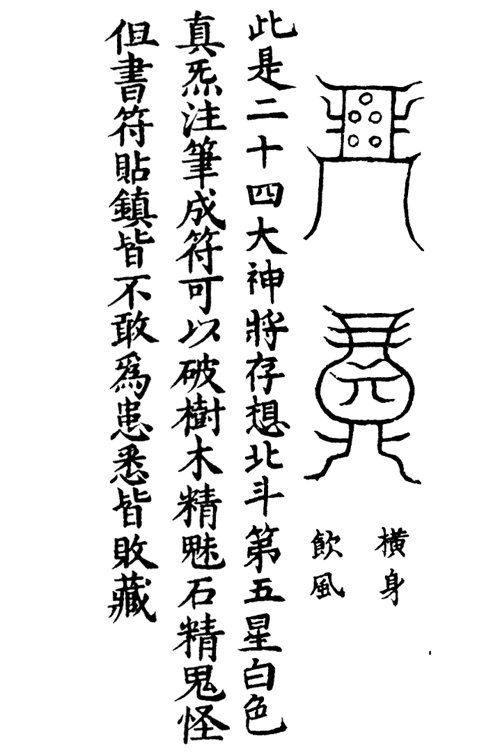 天蓬三十六将符