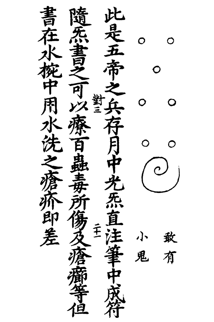 天蓬三十六将符