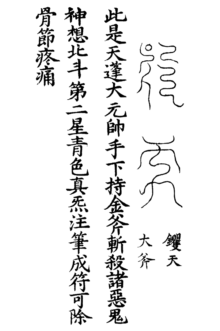 天蓬三十六将符