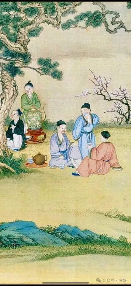 文章标题-1 清乾隆丁观鹏绘《太平春市图》中的「新春品茶会」考