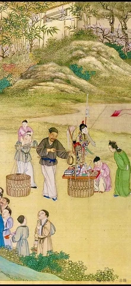 文章标题-4 清乾隆丁观鹏绘《太平春市图》中的「新春品茶会」考