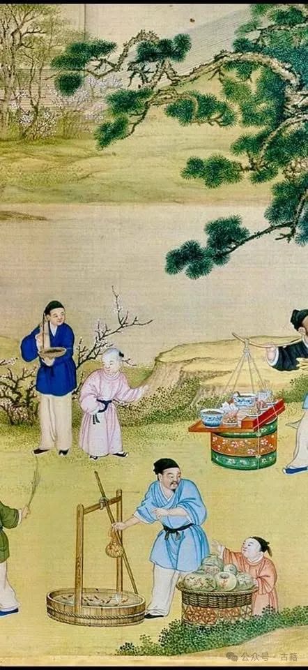文章标题-6 清乾隆丁观鹏绘《太平春市图》中的「新春品茶会」考